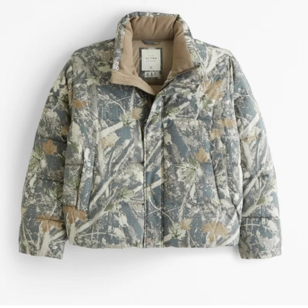 Camouflage Puffer Jacket